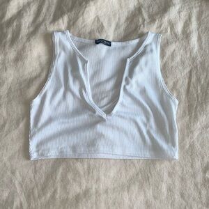 Nasty Gal white tank top